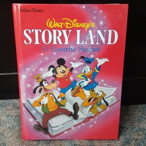 1991 Walt Disney Story Land 55 Favorite Stories Children's Book Vintage